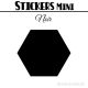 32 Hexagones 4 cm - Stickers mini gommettes