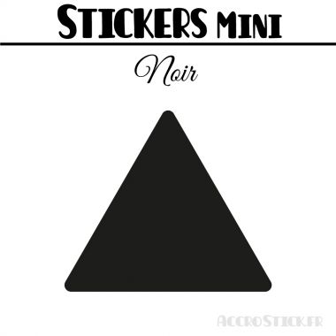 48 Triangles 3.5 cm - Stickers étiquettes gommettes