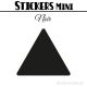 48 Triangles 3.5 cm - Stickers étiquettes gommettes