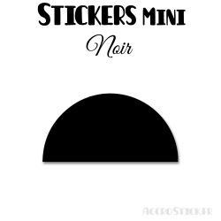 96 Demi Cercle 3 cm - Stickers étiquettes gommettes