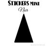 360 Triangles d'or 1 cm - Stickers étiquettes gommettes