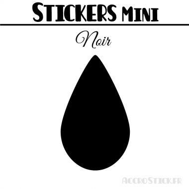 24 Gouttes d'eau 3.5 cm - Stickers mini gommettes