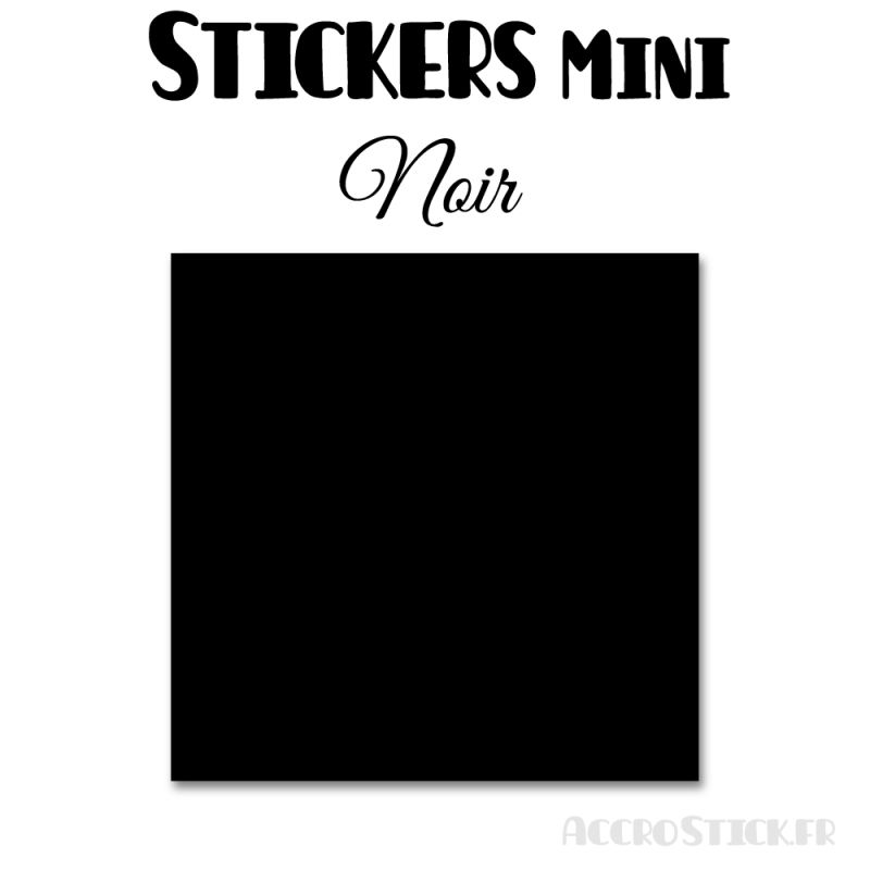 8 Carrés 7 cm - Stickers mini gommettes