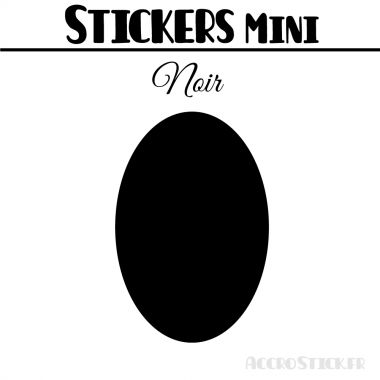 16 Ovales 4 cm - Stickers mini gommettes