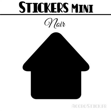 40 Maisons 3.5 cm - Stickers mini gommettes