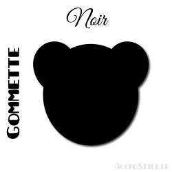 72 gommettes Ours 2.4 cm - Stickers polyvalents