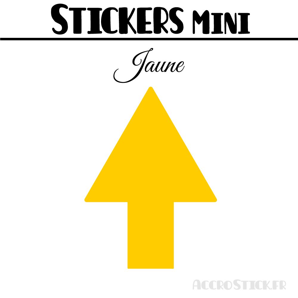 40 Flèches 3 cm - Stickers mini gommettes