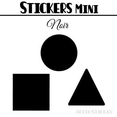 456 Formes Mixtes de 1 cm - Stickers mini gommettes