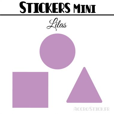 112 Formes Mixtes de 2,2 cm - Stickers mini gommettes