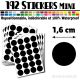 192 Ronds 1,6 cm - Stickers mini gommettes