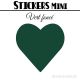 168 Coeurs 1,6 cm - Stickers mini gommettes