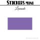 96 Rectangles 3 cm - Stickers mini gommettes