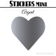 104 Coeurs 2 cm - Stickers mini gommettes