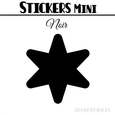 624 Etoiles 0,8 cm - Stickers mini gommettes