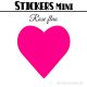 48 Coeurs 3 cm - Stickers mini gommettes