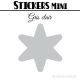 168 Etoiles 1,6 cm - Stickers mini gommettes