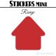 200 Maisons 1,4 cm - Stickers mini gommettes